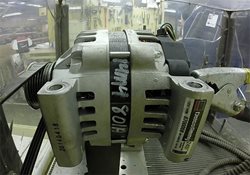 Alternator in Test Stand